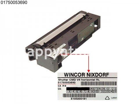 Wincor Nixdorf Shutter CMD V4 Horizontal RL PN: 01750053690, 1750053690