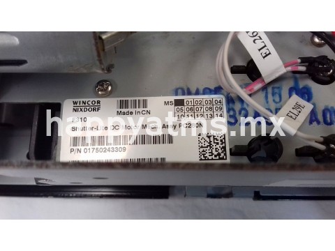 Wincor Nixdorf Shutter-Lite DC Motor Assy PC280n FL PN: 01750243309, 1750243309