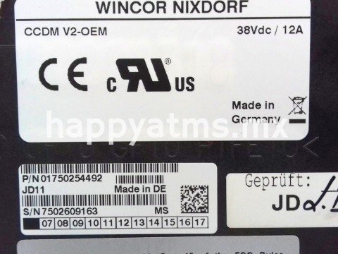Wincor Nixdorf chassis CCDMv2 OEM1 PN: 1750254492, 1750254492