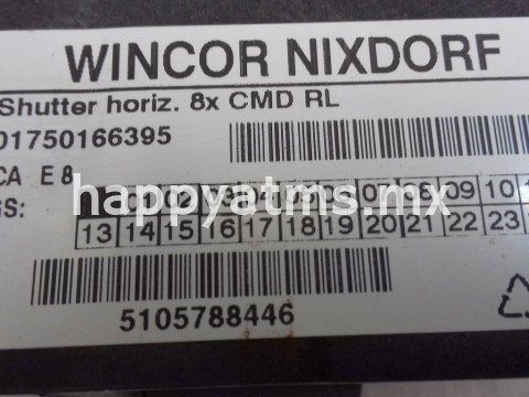 Wincor Nixdorf CINEO SHUTTER HORIZONTAL 8X RL PN: 1750166395, 1750166395