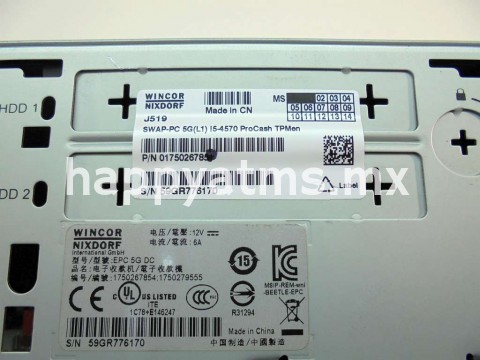 Wincor Nixdorf Wincor Nixdorf SWAP-PC 5G(L1) i5-4570 ProCash TPMen PN: 1750267854, 1750267854