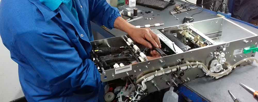 Laboratorio de reparaciones de Cajeros Automáticos en México