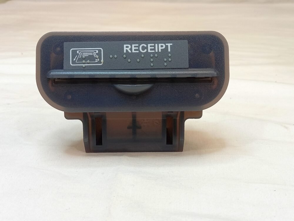NCR RECEIPT EXIT MOULDING REAR PN: 445-0704178, 4450704178
