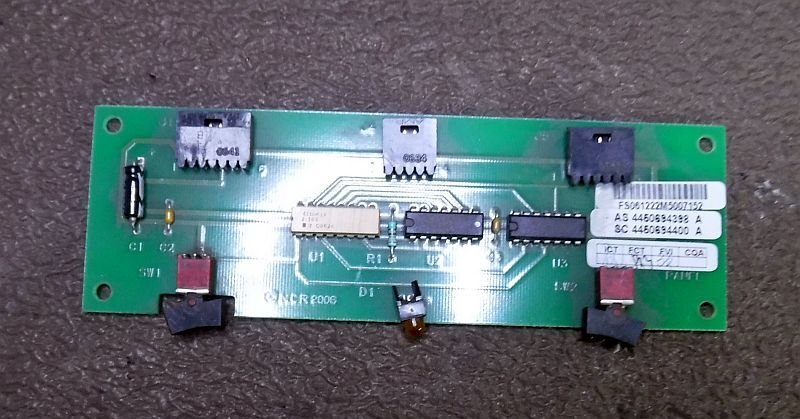2396-1 NCR OPERATOR INTERFACE FRONT ACCESS PN: 445-0694398, 4450694398