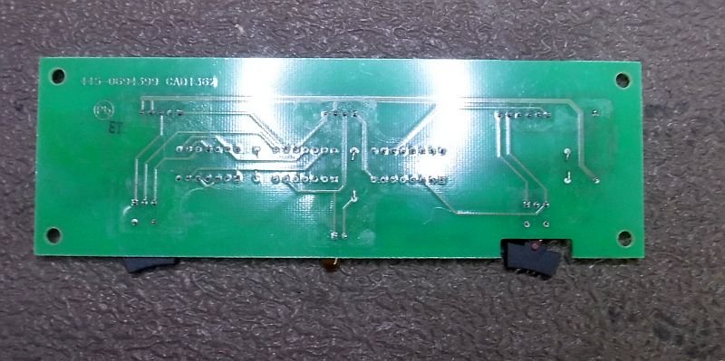2396-2 NCR OPERATOR INTERFACE FRONT ACCESS PN: 445-0694398, 4450694398