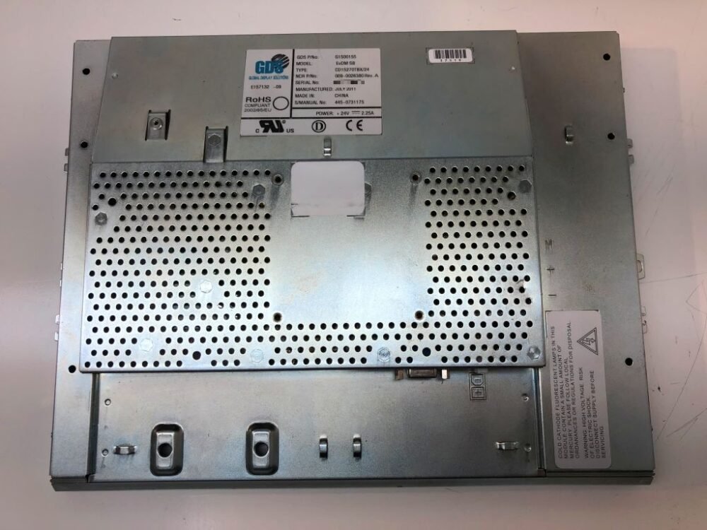 NCR DISPLAY 15 STD BRIGHTNESS BASIC PN: 009-0026380, 90026380