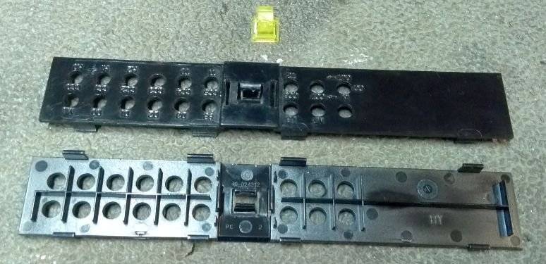 2416- Diebold OPTEVA CASSETTE KEYPAD COVER PN: 49-024312-000A, 49024312000A
