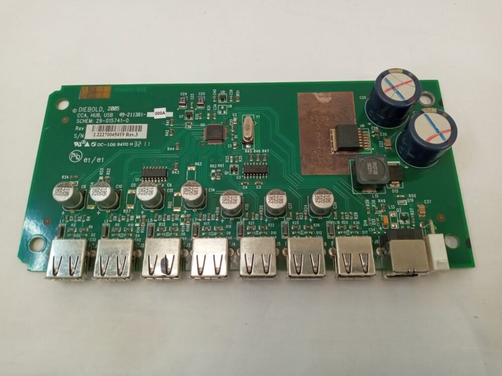 Diebold CCA,HUB,USB,7 PORT,1.1 PN: 49-211381-000A, 49211381000A