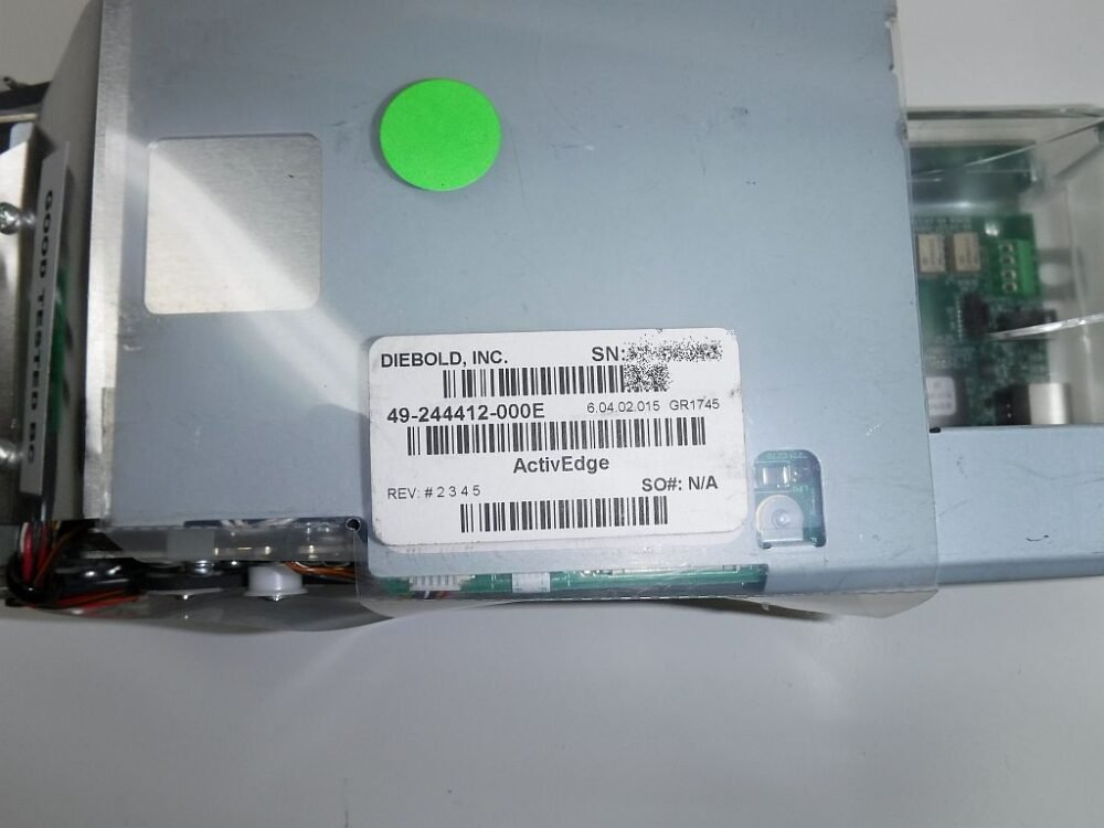 Diebold ACTIVEDGE CD RDR,READ,HORIZONTAL PN: 49-244412-000E, 49244412000E