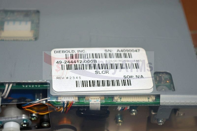 2443-3 Diebold CD RDR,SECURE,MTZ,READ,HORIZONTAL PN: 49-244412-000C, 49244412000C