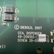 2448-2 Diebold CCA DISPENSER CONTROLLER PN: 49-208102-000H, 49208102000H