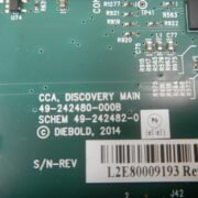 Diebold CCA, MAIN, ACTIVDISPENSE PN: 49-242480-000B, 49242480000B