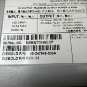 2452-4 Diebold PWR SPLY, SWTCHR, MULTVOLT, W400 PN: 49-247846-000A, 49247846000A