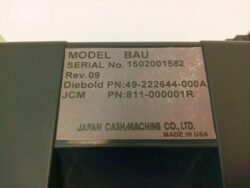 Diebold ENA VALIDATOR PN: 49-222644-000A, 49222644000A