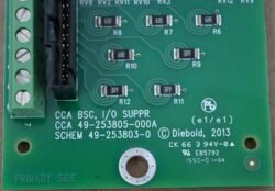 Diebold CCA BSC I/O SUPR PN: 49-253805-000A, 49253805000A