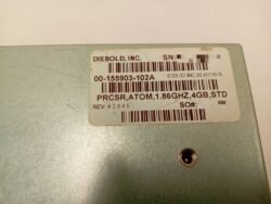 Diebold PRCSR,ATOM,1.86GHZ,4GB,STD PN: 00-155903-102A, 155903102A
