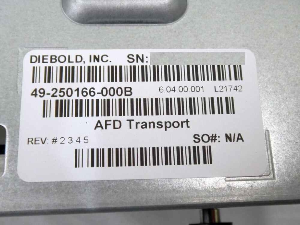 2487-4 NCR TRANSPORT FL AFD 625 mm 5500 PN: 49-250166-000B, 49250166000B