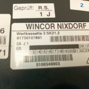 Wincor Nixdorf value cassette 3 SK21.2 PN: 01750107891, 1750107891