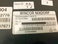 Wincor Nixdorf value cassette 3 SK21.2 PN: 01750107891, 1750107891