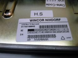 Wincor Nixdorf LCD BOX 15" AUO PN: 01750169942, 1750169942