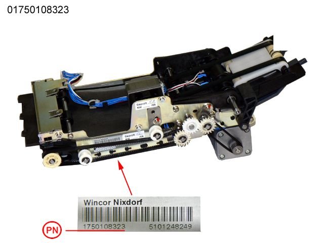 2545-2 Wincor Nixdorf reject transport 2 CCDM PN: 01750108323, 1750108323