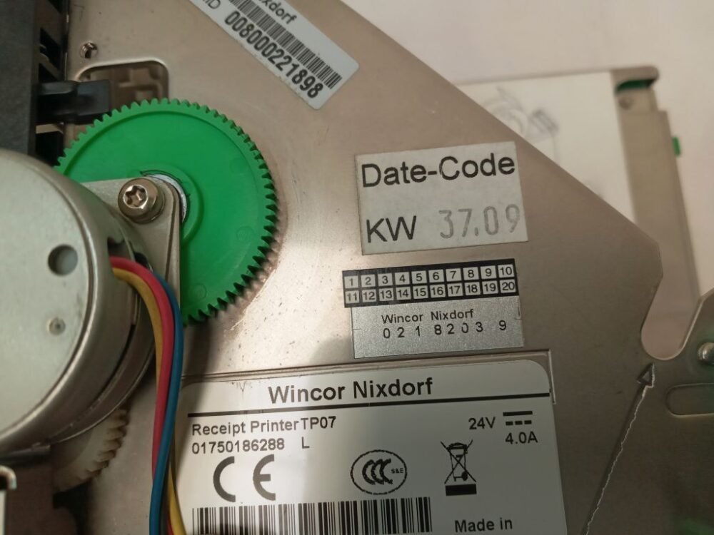 2547-5 Wincor Nixdorf receipt printer TP07 L PN: 01750186288, 1750186288