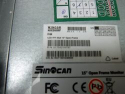 Wincor Nixdorf DISPLAY TFT MONITOR PN: 01750216797, 1750216797