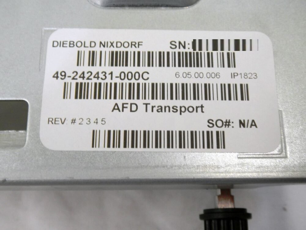 2563-4 SINUSAR Diebold TRANSPORT FL AFD 720 MM 5500 PN: 49-242431-000C, 49242431000C