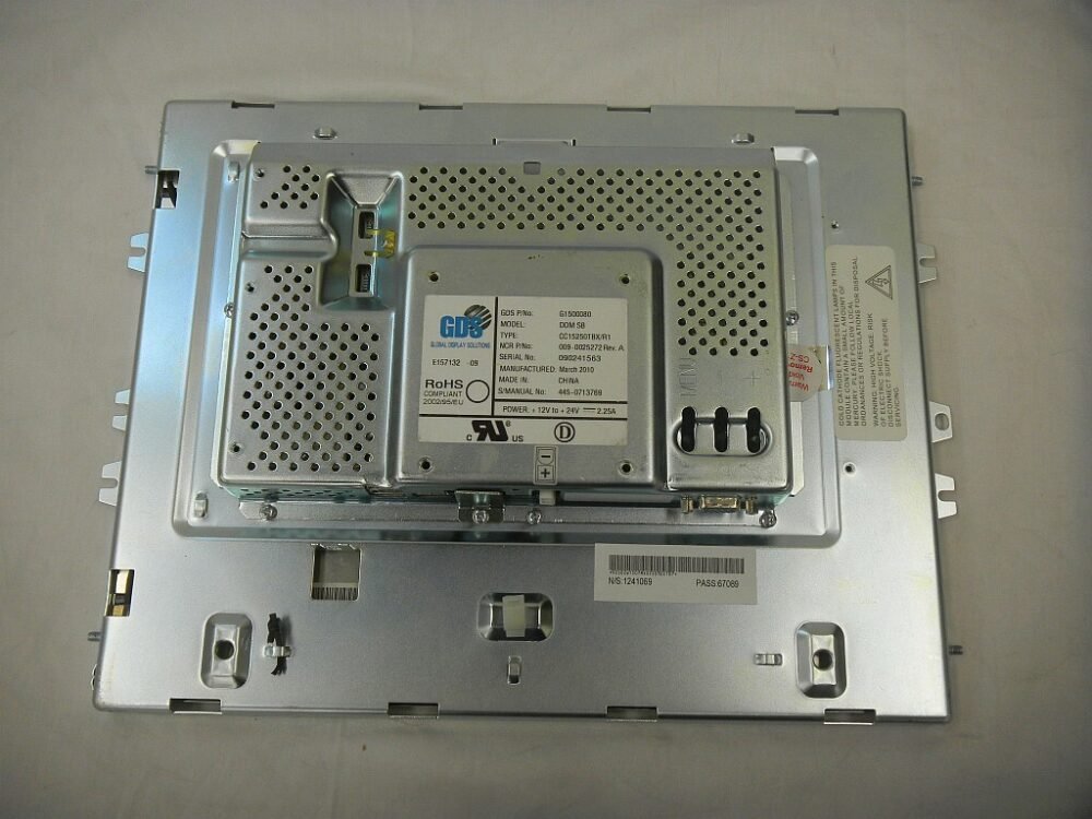 NCR 15 INCH STANDARD BRITE LCD PN: 009-0025272, 90025272