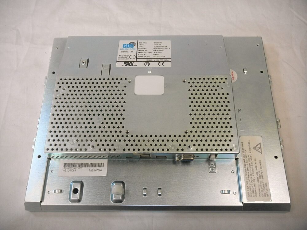 2593-2 NCR 15" ATM STANDARD LCD SCREEN MONITOR PN: 009-0026887, 90026887