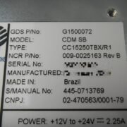 2594-3 NCR 15 INCH MONITOR LCD STANDARD PN: 009-0025163, 90025163