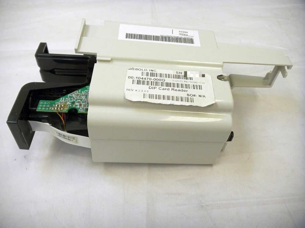 2605-1 Diebold DIP CARD READER/ ASKIM PN: 00-104470-000G, 104470000G