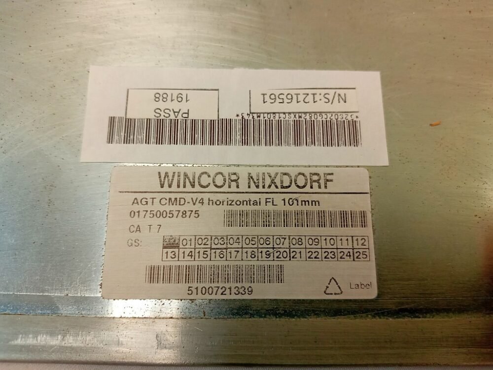 Wincor Nixdorf Transport CMD-V4 horizontal FL 101mm PN: 01750057875, 1750057875