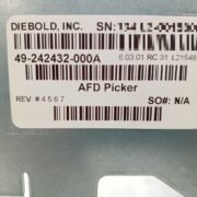 2631-4 Diebold Diebold AFD PICKER PICK 1.5, PN: 49-242432-000A, 49242432000A