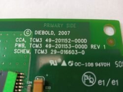 Diebold CCA,TCM3 PN: 49-201152-000D, 49201152000D, 49-201152000D