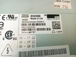 2640-5 Wincor Nixdorf CENTRAL POWER SUPPLY (CCDM) II PN: 01750147241, 1750147241