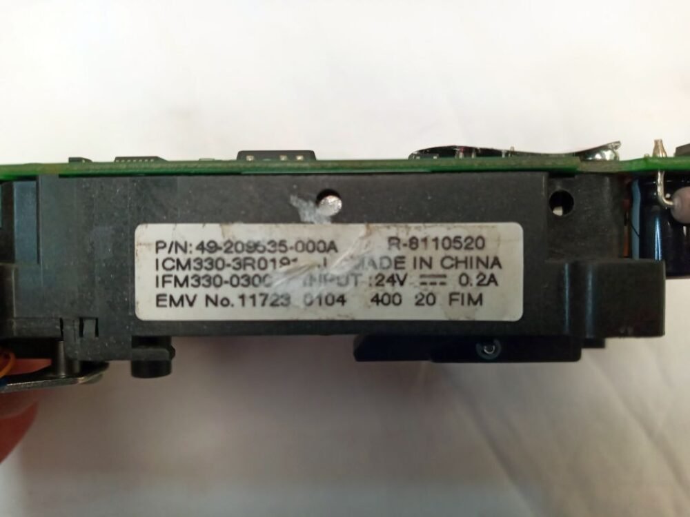Diebold Smart Dip Card Reader, Track 123, PN: 49-209535-000A, 49209535000A
