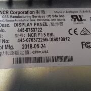 NCR ReTecCom TFT Monitor PN: 445-0763722, 4450763722