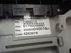 Wincor Nixdorf FASCIA PROCASH 2100 XE RL UK (DIP CRD) PN: 01750056883, 1750056883