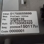 2666-2 Wincor Nixdorf FASCIA ASSEMBLY 1500 XE PN: 01750062422, 1750062422