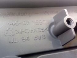 NCR NCR SELF SERV 6632 VX4 INTERNAL FASCIA ASSEMBLY PN: 445-0715908, 4450715908