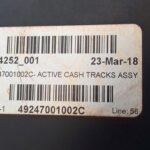 Diebold ACTIVE CASH TRACKS ASSY PN: 49-247001-002C, 49247001002C