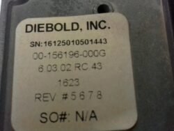 Diebold BCS RD,1DIM,2DIM,MDL PN: 00-156196-000G, 156196000G