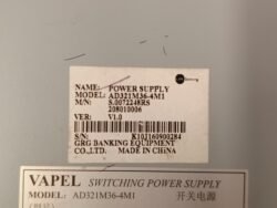 GRG, POWER SUPPLY, AD321M36-4M1, NP: S.0072248RS, S0072248RS