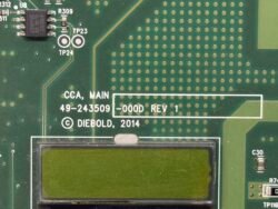 Diebold CCA, MAIN CASH DISPENSER PN: 49-243509-000D, 49243509000D