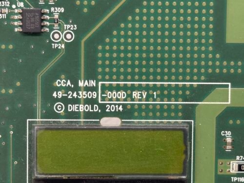 Diebold CCA, MAIN CASH DISPENSER PN: 49-243509-000D, 49243509000D