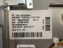 NCR Receipt Thermal Printer PN: 90030205, 0090030205, 009-0030205