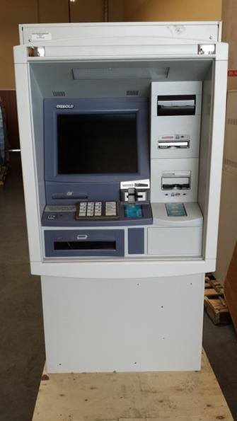 Diebold OPTEVA 760 SIERRA, ENA, IMDBD, DISPENSER, DIP CARD READER, STATEMENT PRINTER, SERVICE LCD COMPLETE ATM