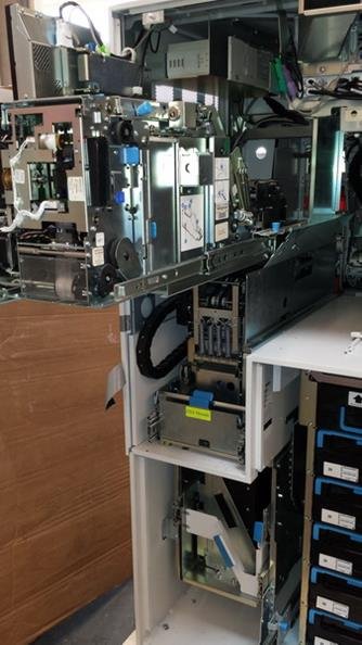 3457-3 Diebold OPTEVA 760 SIERRA, ENA, IMDBD, DISPENSER, DIP CARD READER, STATEMENT PRINTER, SERVICE LCD COMPLETE ATM