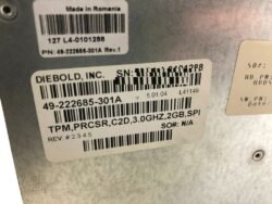 Diebold PRCSR, BASE, C2D,3.0GHZ, 2GB, PN: 49-222685-301A, 49222685301A